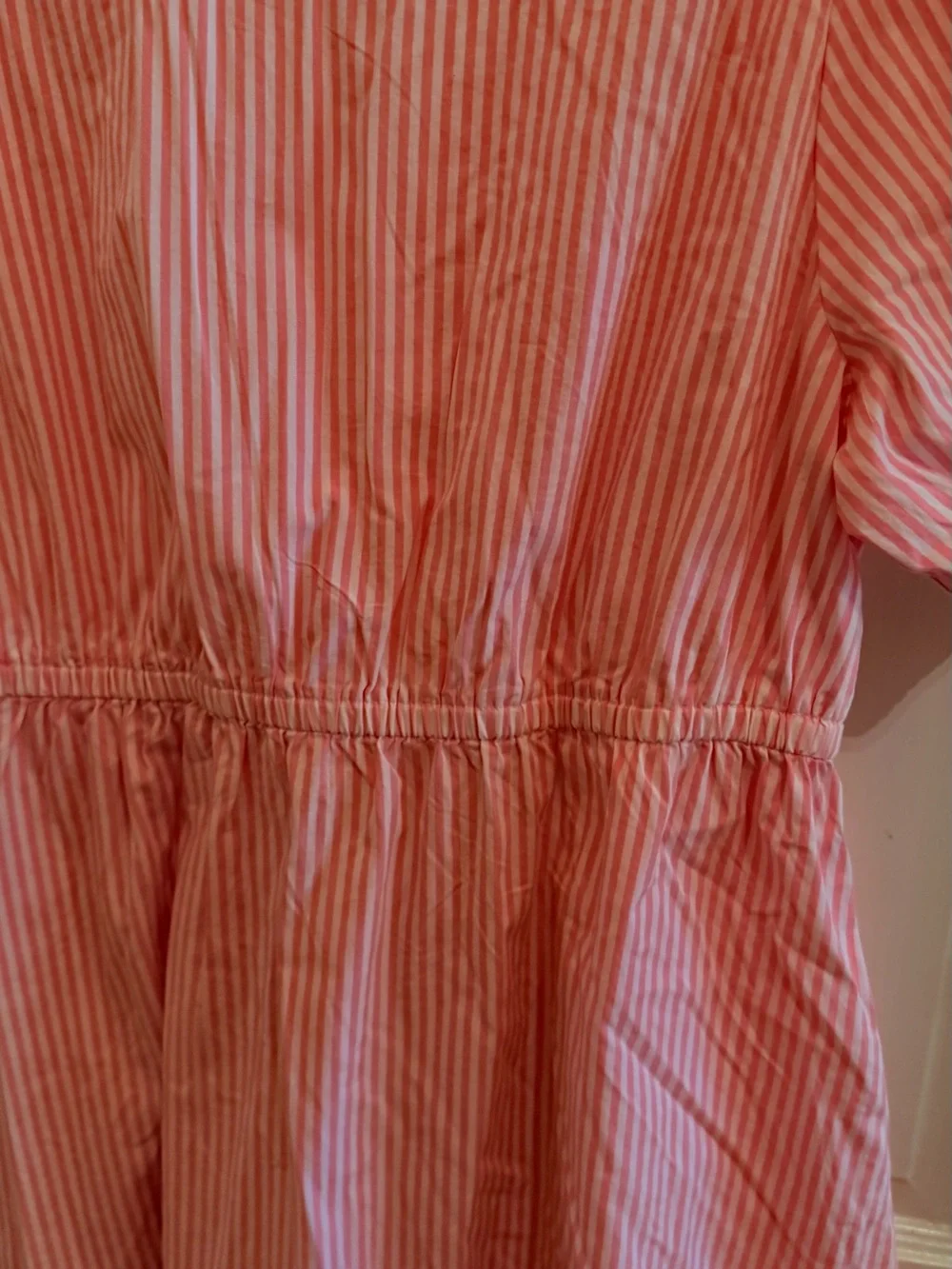 J. Crew Pink Striped Dress
